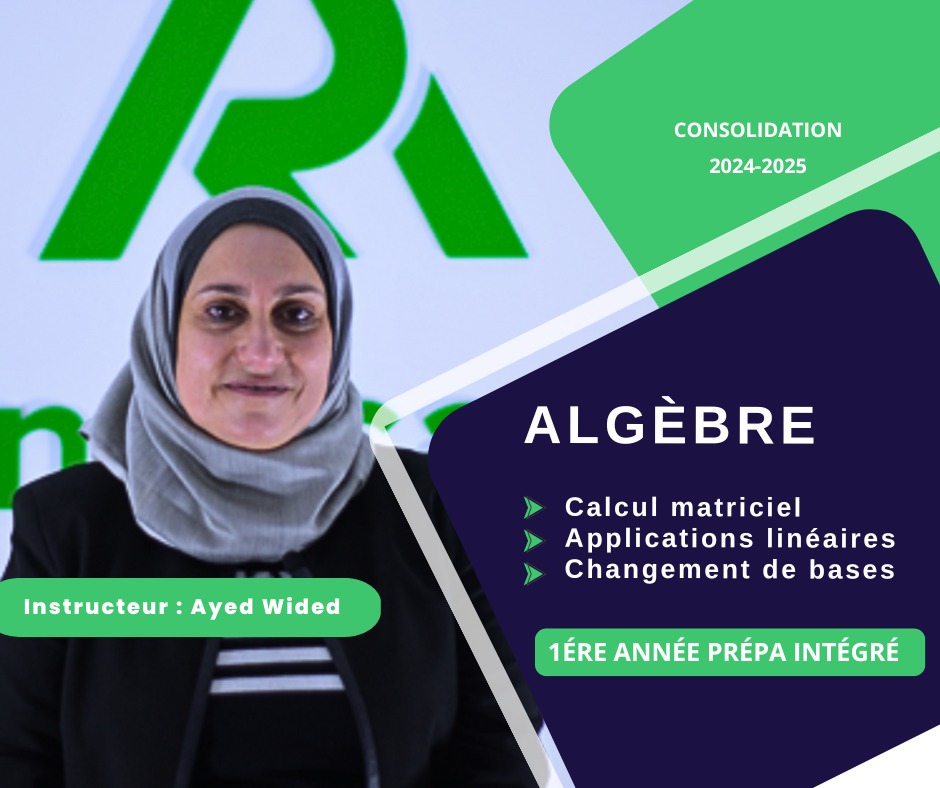 Algèbre:  Calcul matriciel – Applications linéaires – Changement de bases